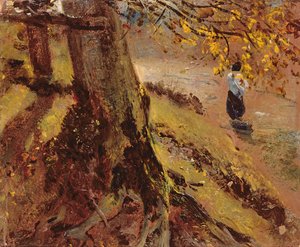Estudio de troncos de árboles de John Constable